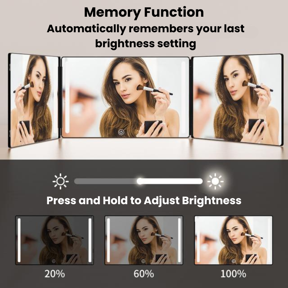 TrimTable™ 3-Way LED Mirror