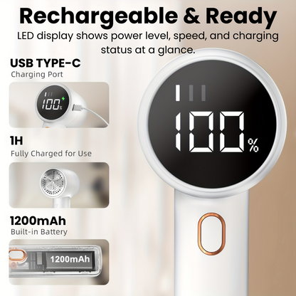 LintLift™ Rechargeable Fabric Shaver