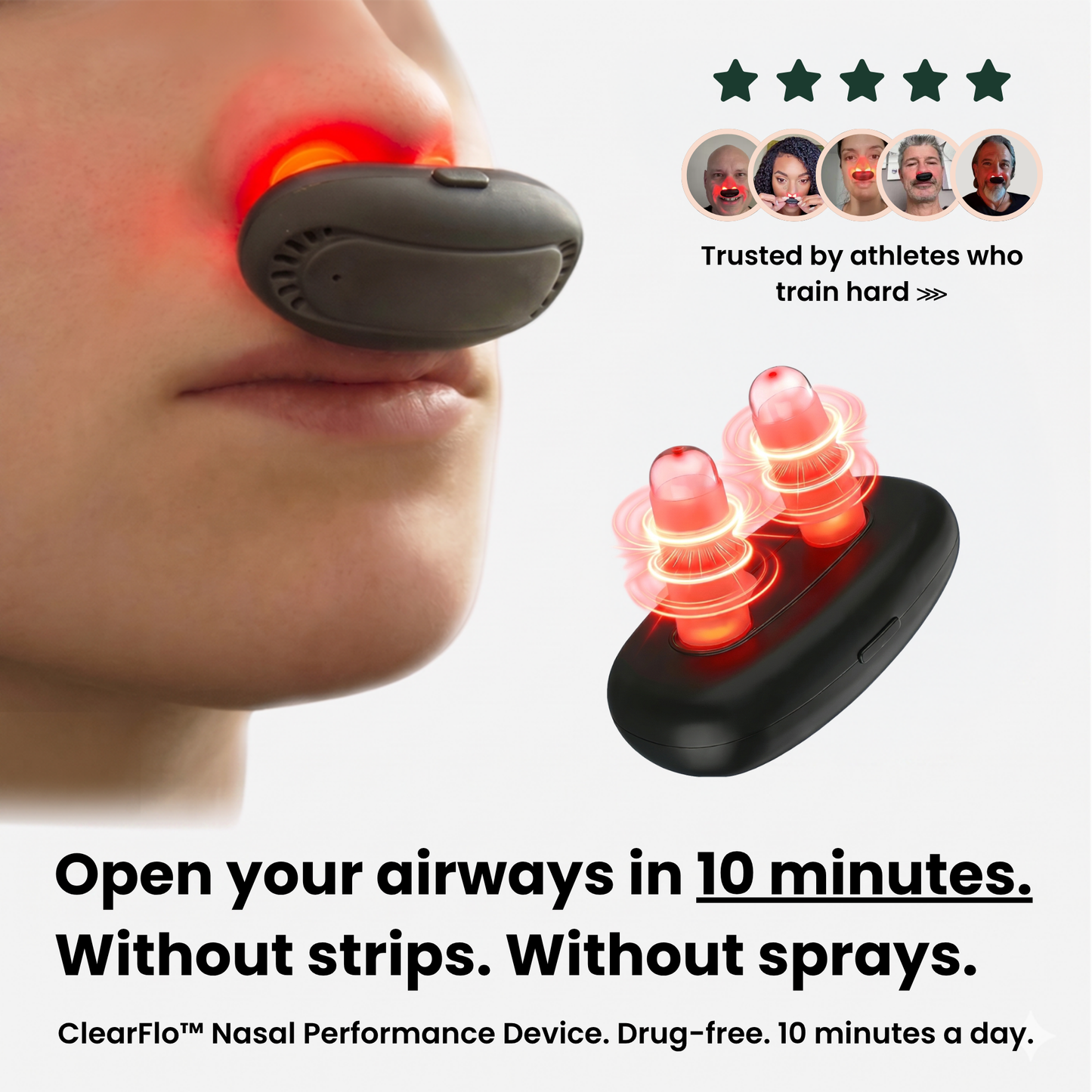 ClearFlo™ Nasal Performance Device