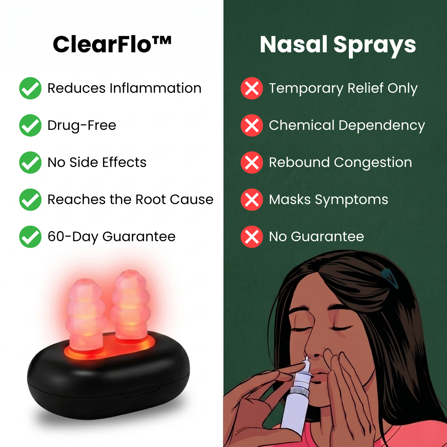 ClearFlo™ Nasal Performance Device