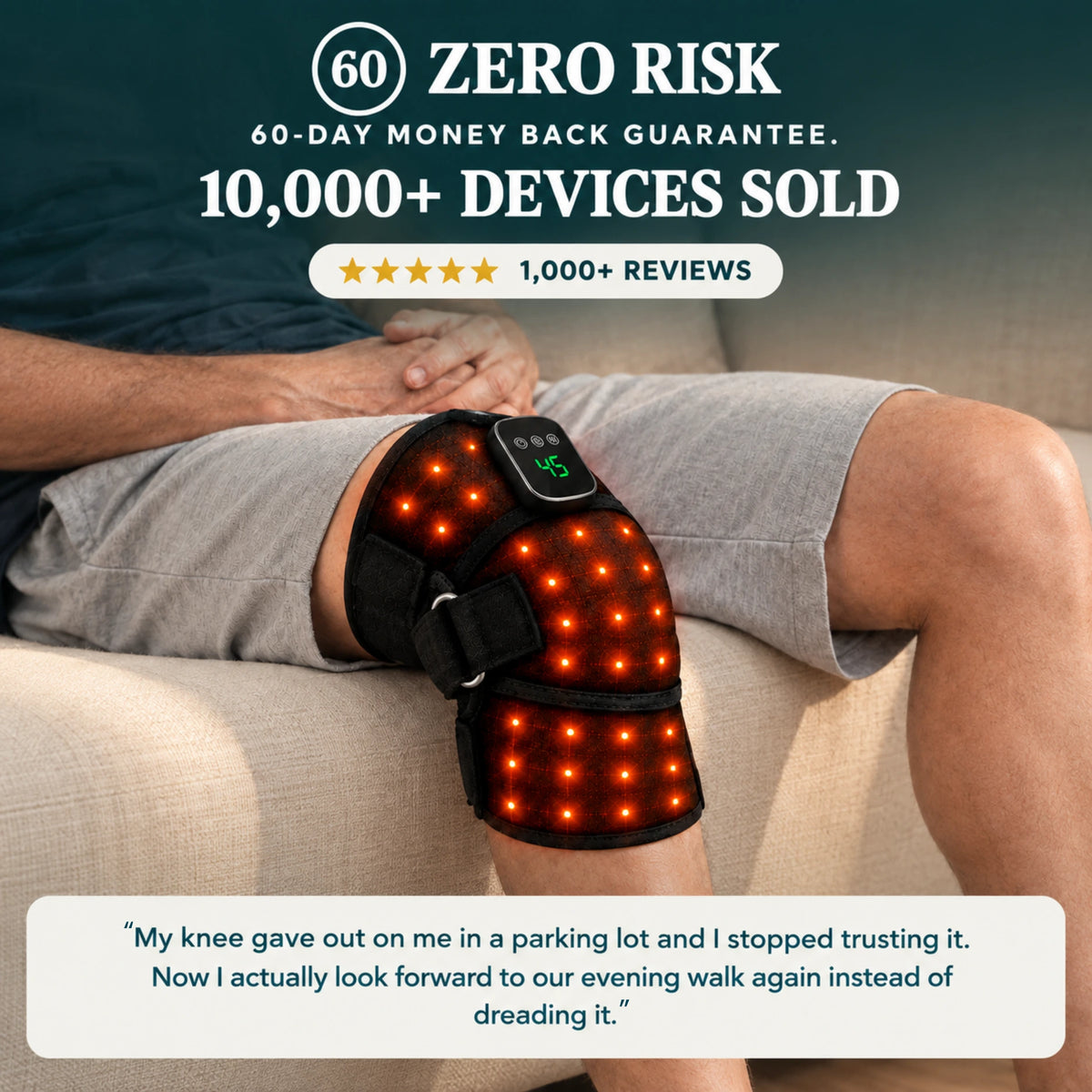 Menix™ Red Light & Heat Knee Wrap